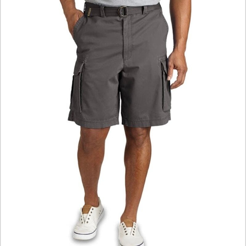 True Nation‎ Men's Cargo Shorts in Washed Brown Size 52 NWT